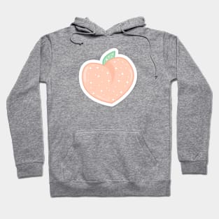 Cute Peach Design Hoodie